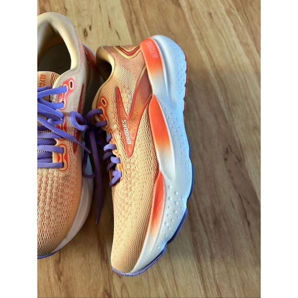 Brooks Glycerin 21 Women's Running Shoes - Orange/Purple - Sz 7.5 - Picture 2 of 8